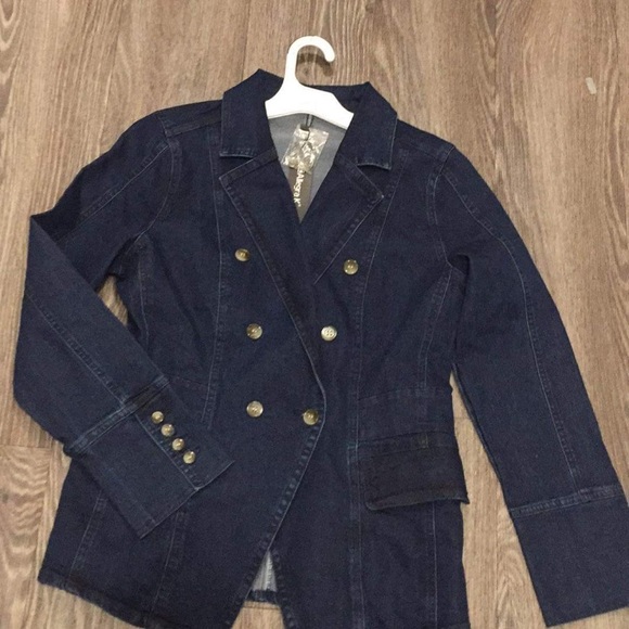 Women’s denim blazer size medium - Picture 6 of 7
